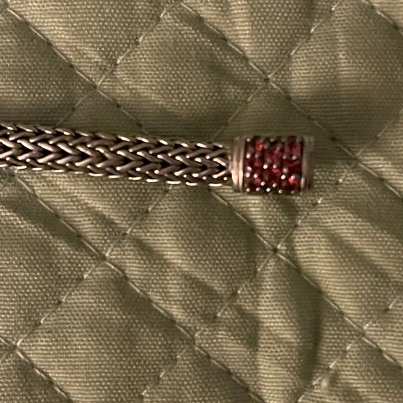 John Hardy bracelet with pink sapphires